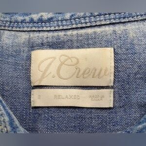 J Crew Relaxed-fit Western
Chambray Chirt Size 8